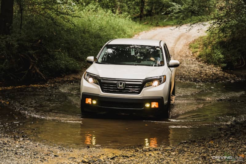 Honda Ridgeline water crossing