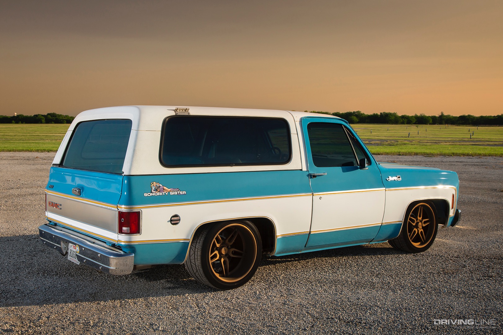 Rear of Cynthia Pierce's '78 GMC Jimmy