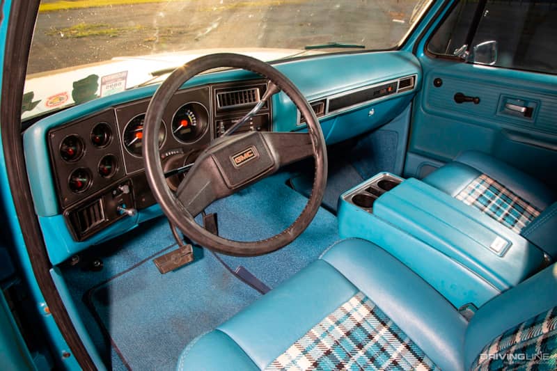 Interior of Cynthia Pierce's '78 GMC Jimmy