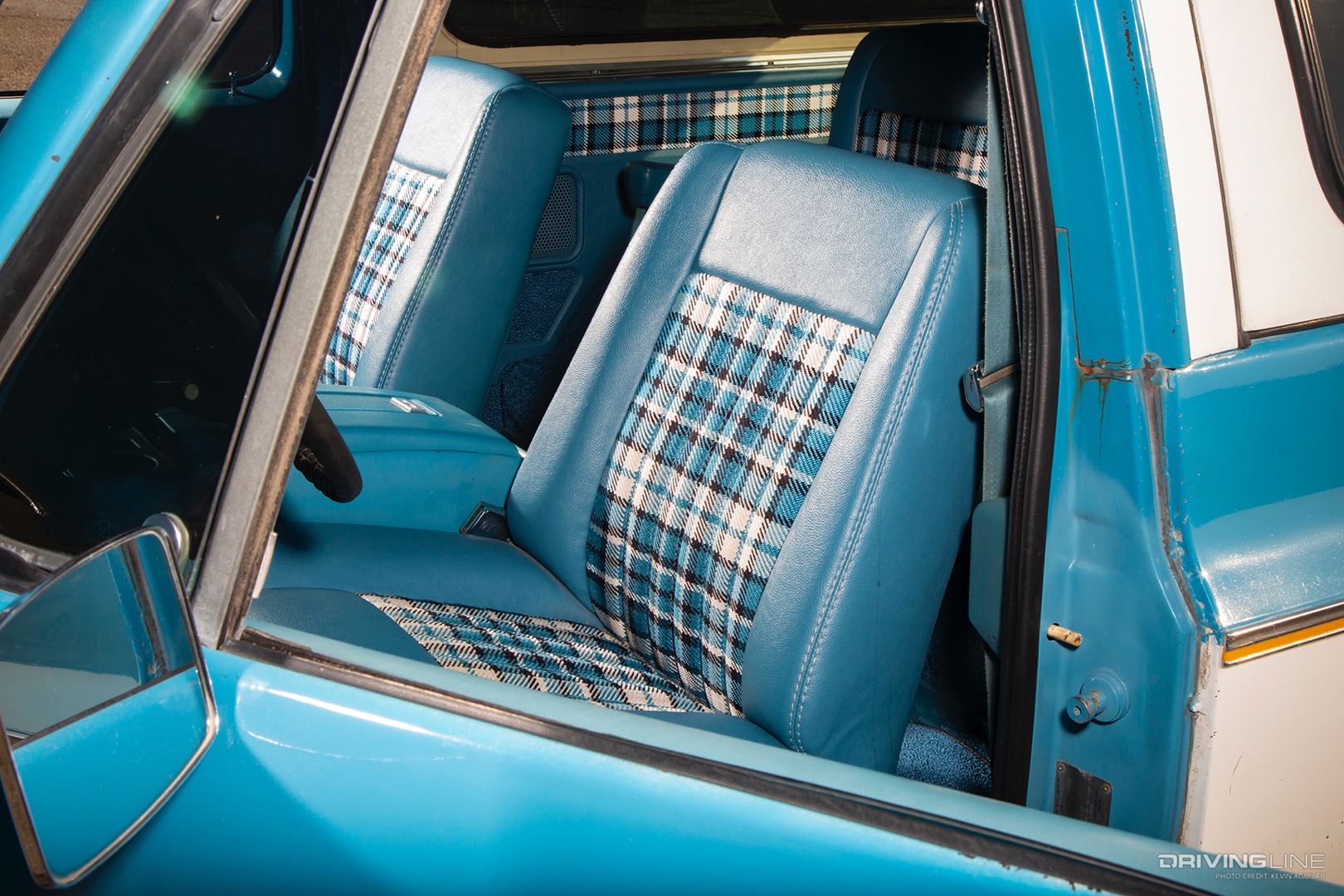 Seats of Cynthia Pierce's '78 GMC Jimmy