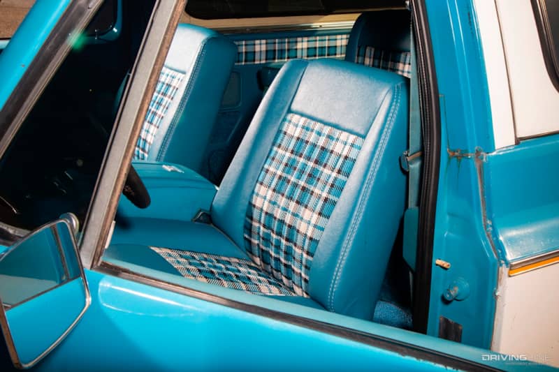 Seats of Cynthia Pierce's '78 GMC Jimmy