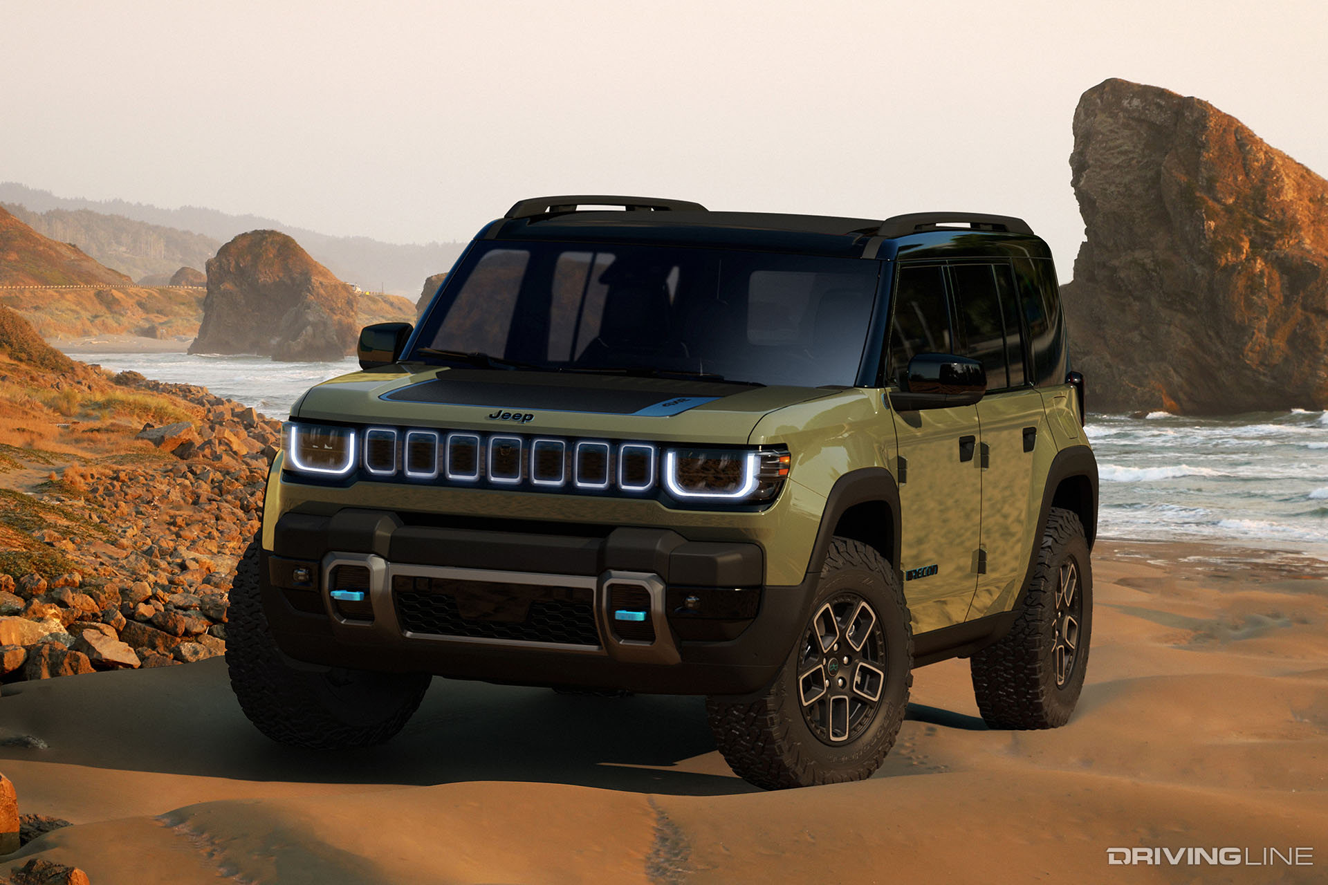 2024 Jeep Recon SUV on Beach