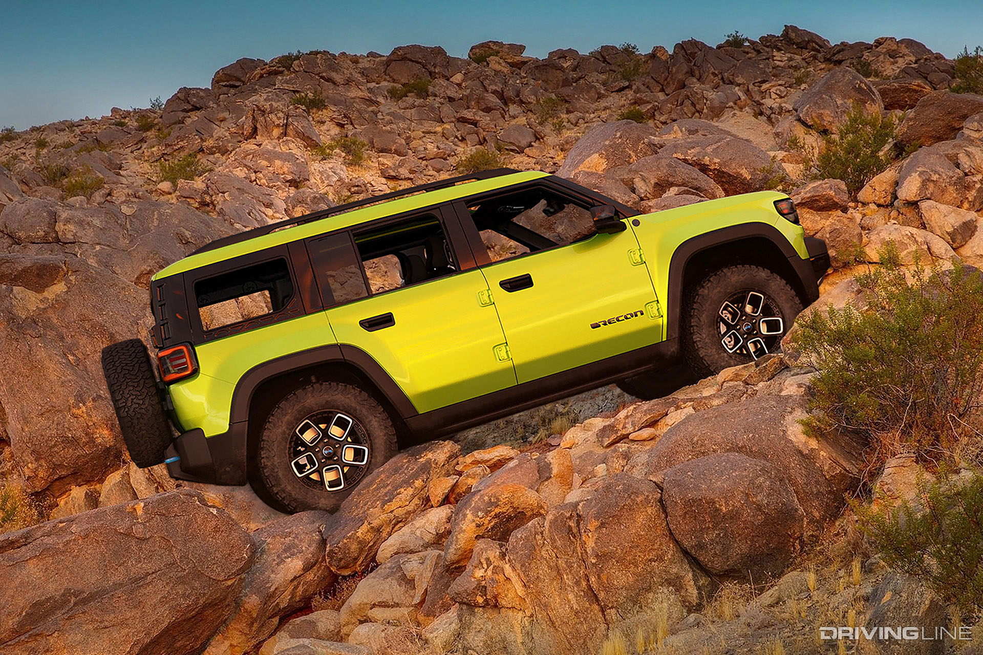 Jeep Recon EV Yellow