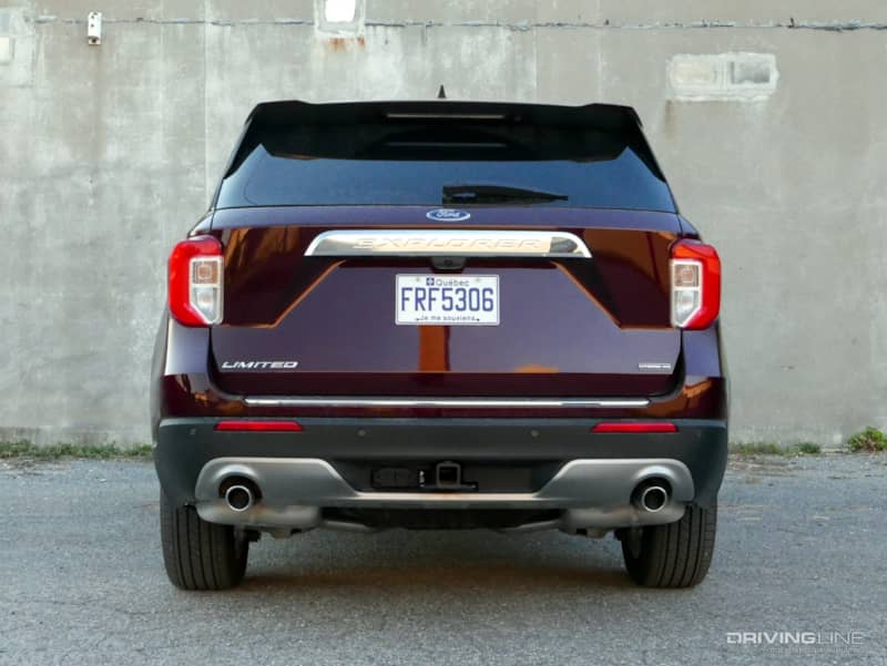 2022 Ford Explorer Hybrid rear view