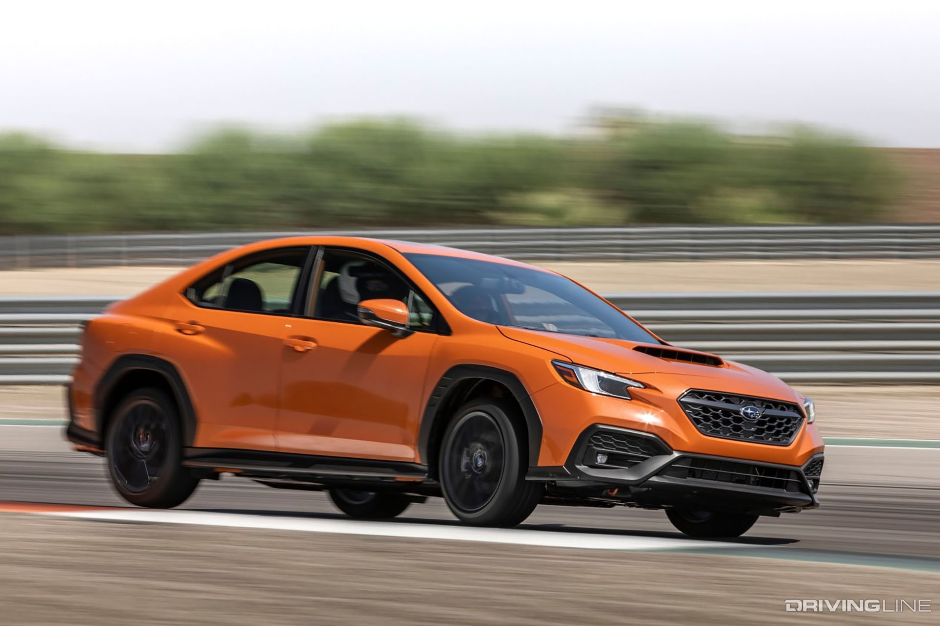 2022 Subaru WRX on Race Track