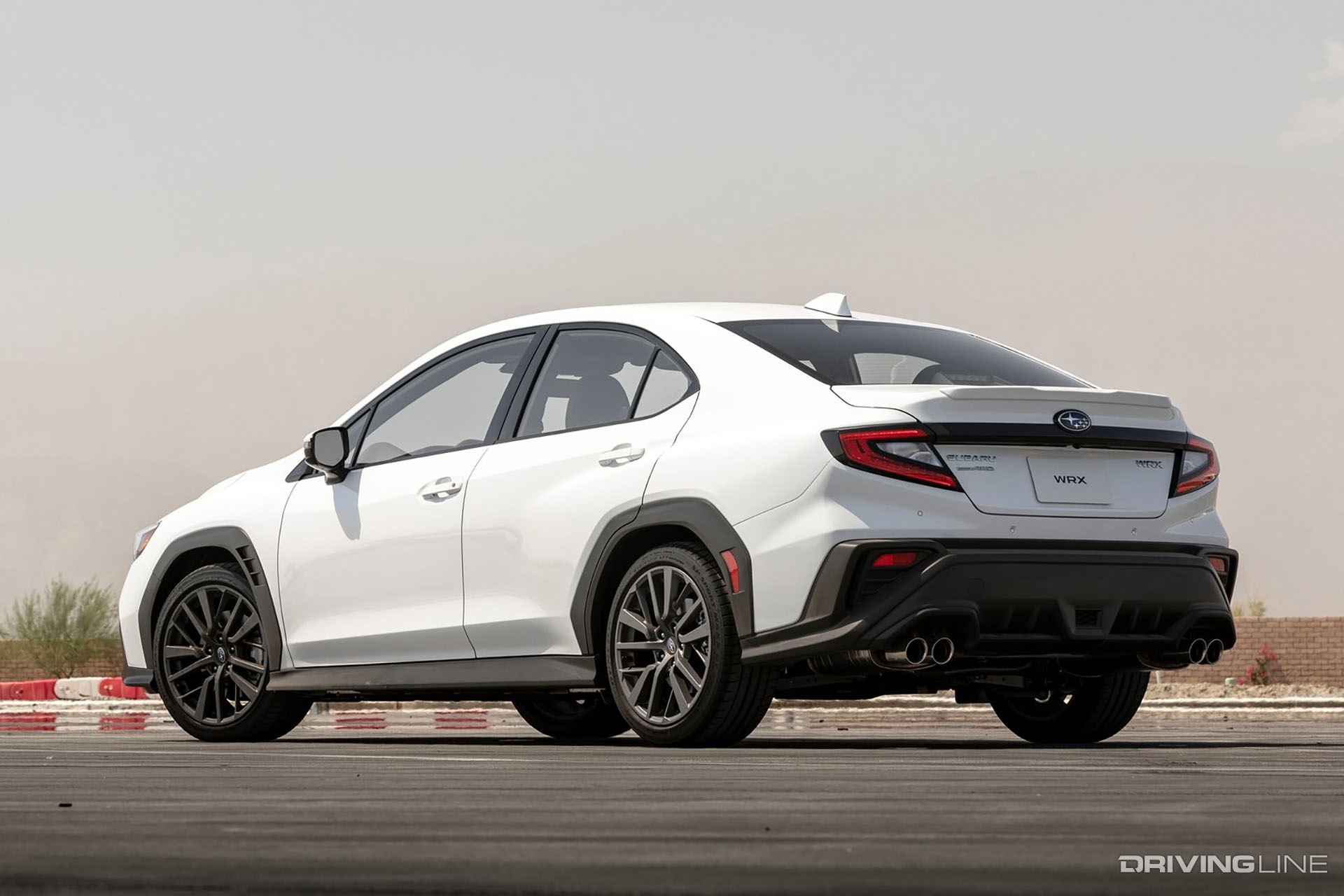 2022 Subaru WRX White Rear View