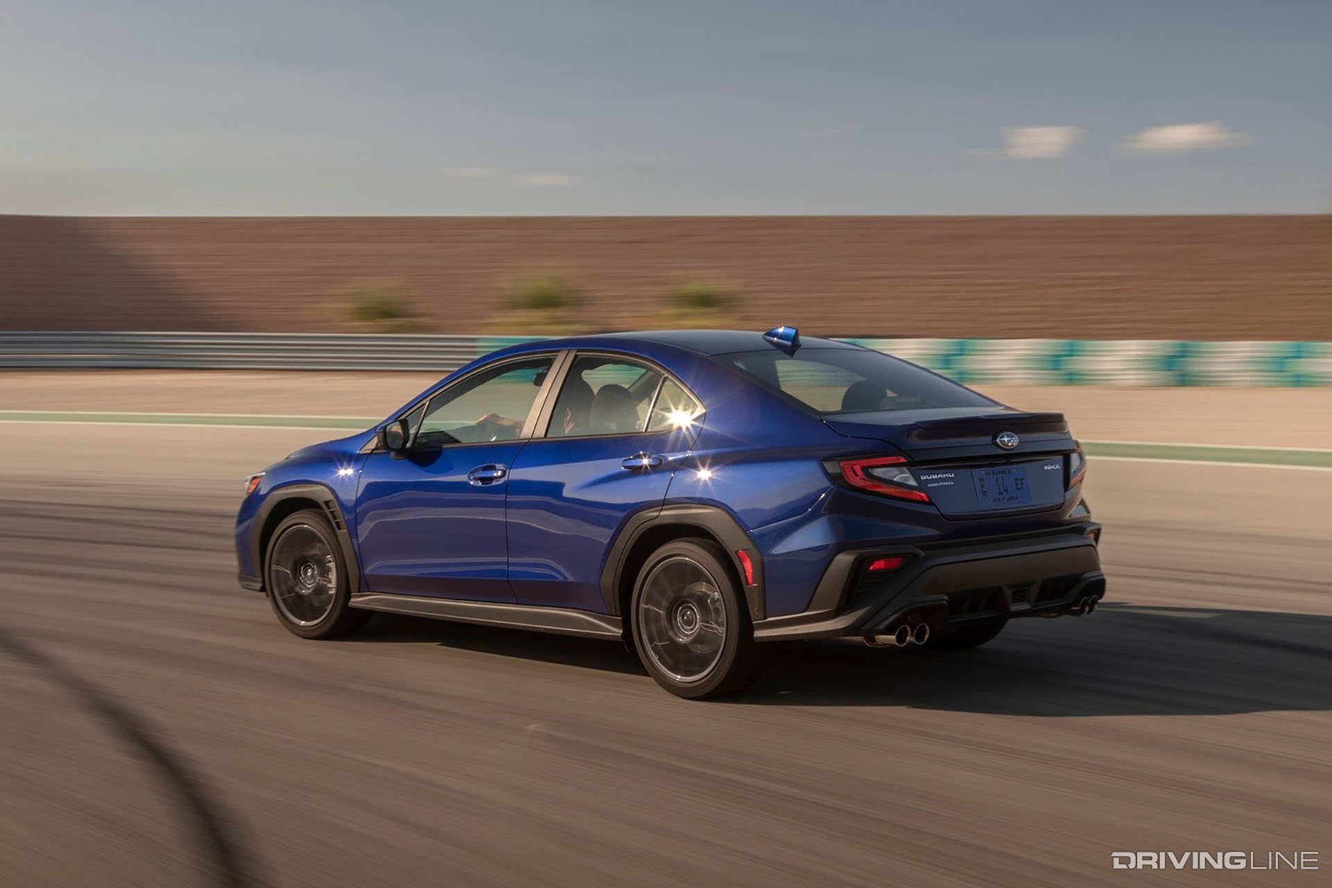 2022 Subaru WRX on Race Track