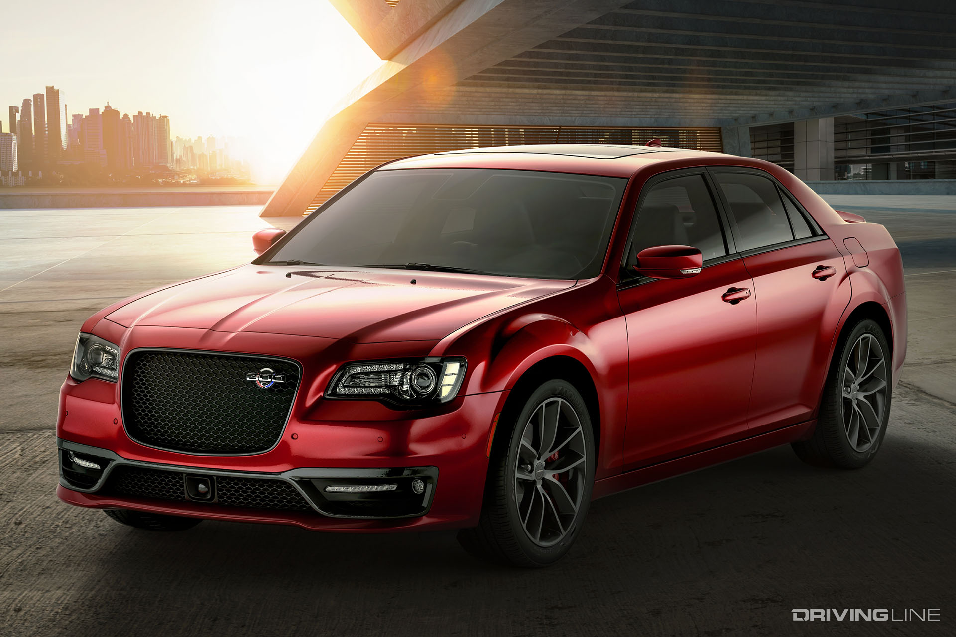 2023 Chrysler 300C Red Front View