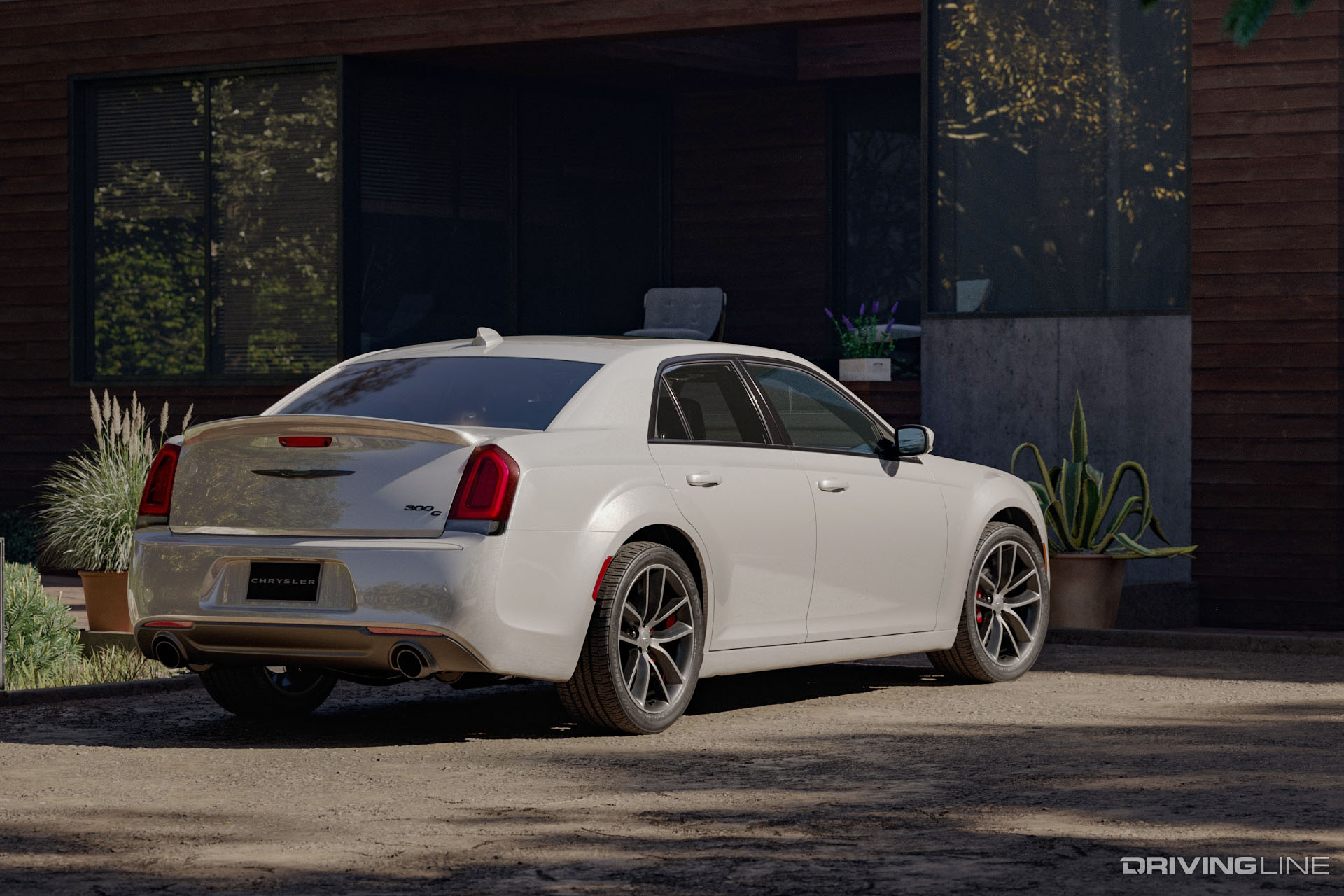 2023 Chrysler 300C Rear View Silver