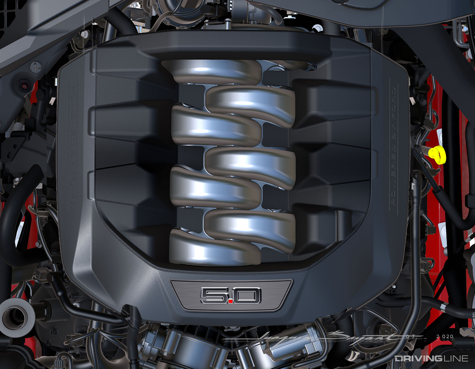 2024 Ford Mustang GT V8 Engine