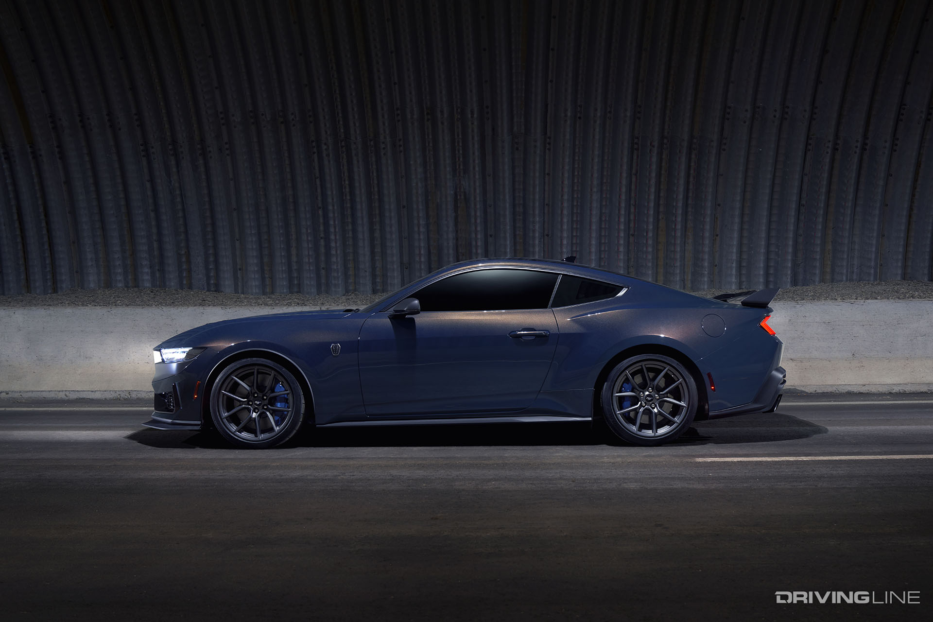 Ford Mustang Dark Horse Side View