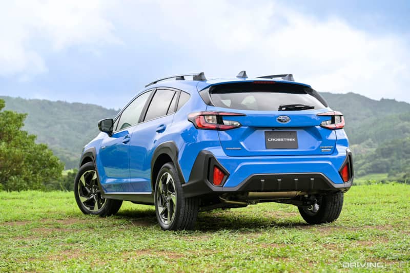 2023 Subaru Crosstrek Blue Rear View