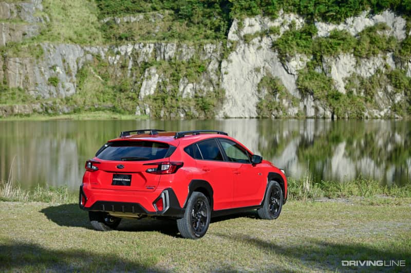2023 Subaru Crosstrek Red Rear View