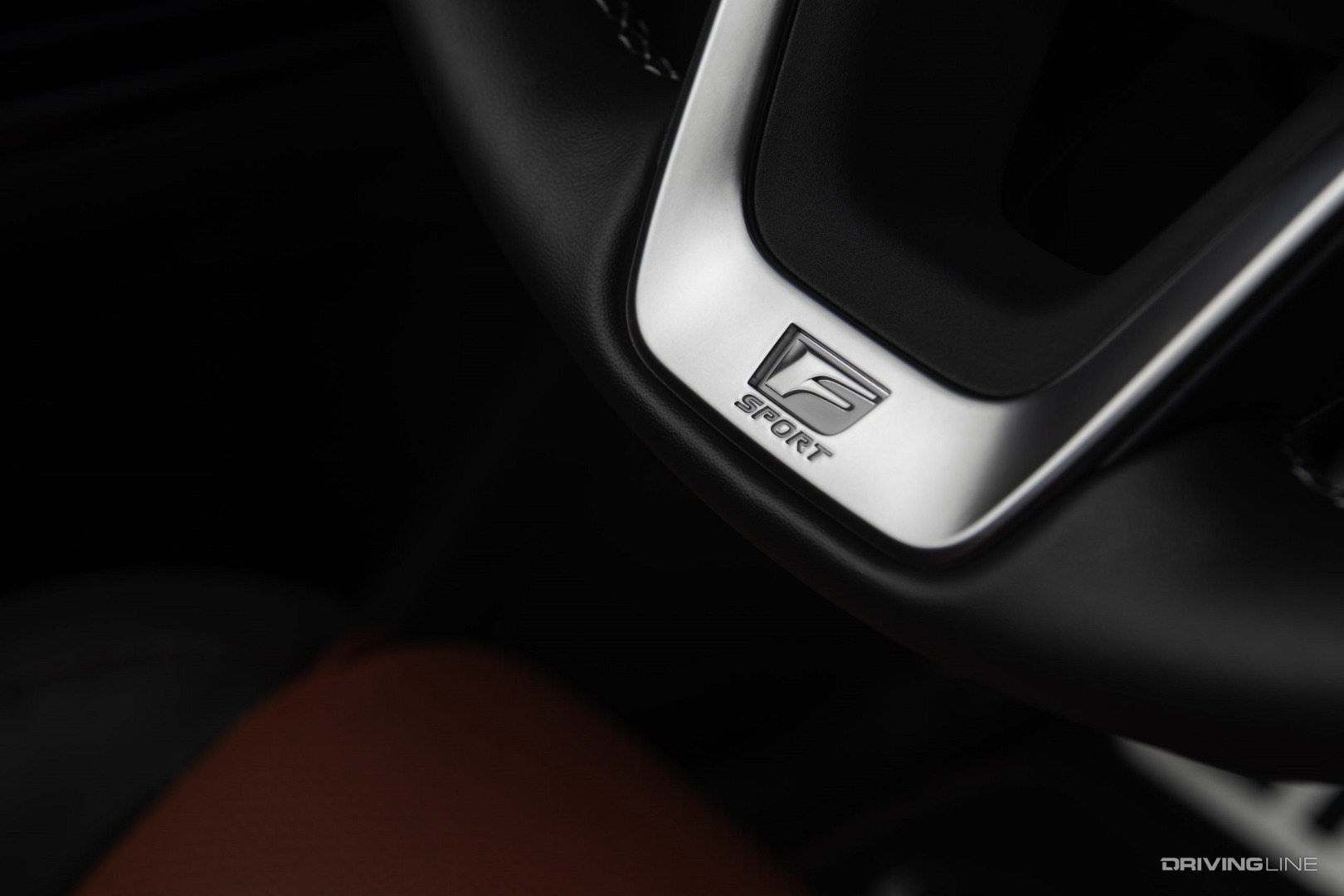 2022 Lexus LX F Sport steering wheel