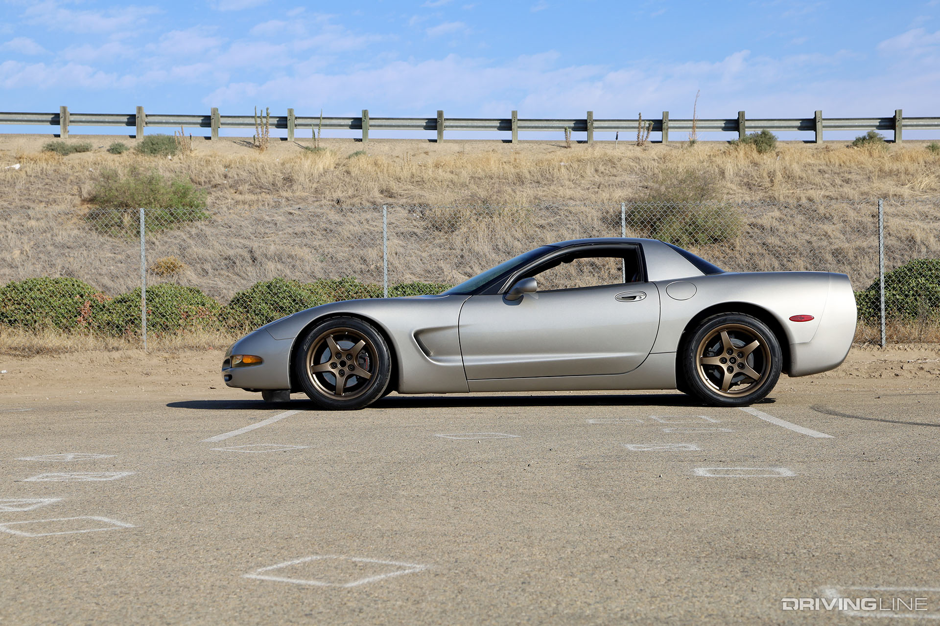 1999 C5 Corvette on Nitto NT05 Tires Side View