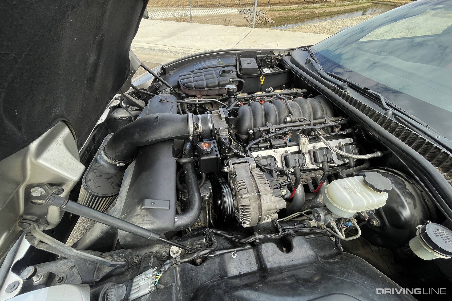 C5 Corvette Engine Bay LS1 Engine