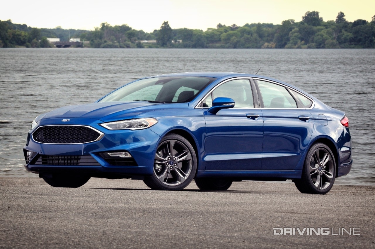 Ford Fusion Sport front 3/4 view