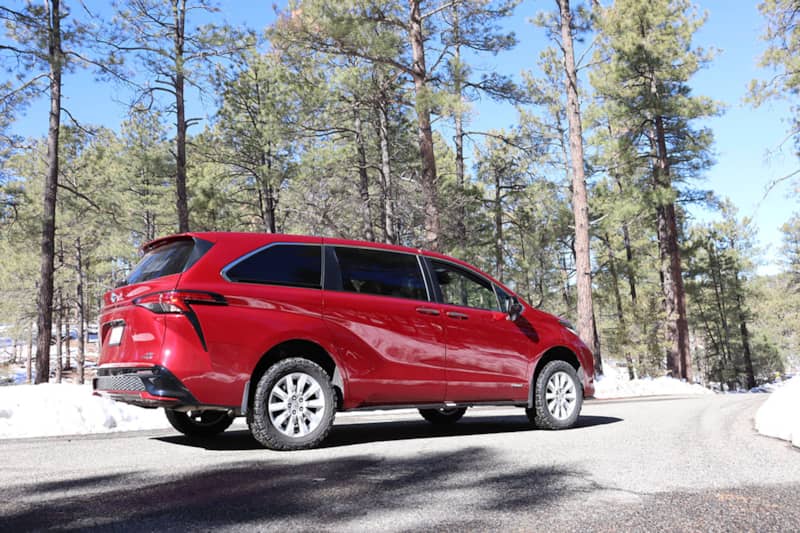 2021 Toyota Sienna with 3 Inch Lift