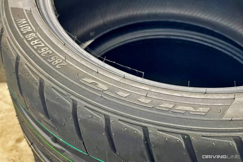 Nitto NT05 Tire Sidewall