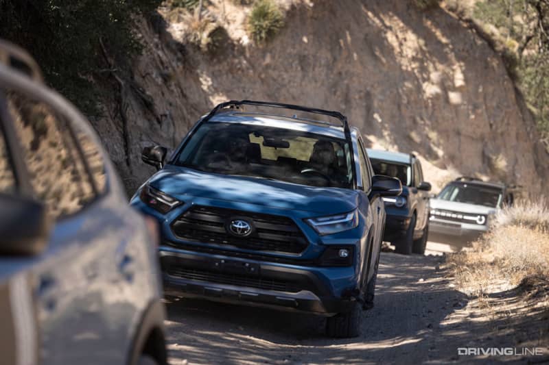 CUVs on Trail with Nitto Nomad Grappler Tires