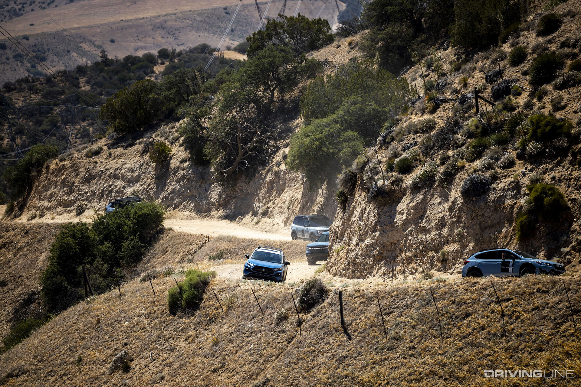 CUVs on Trail in California