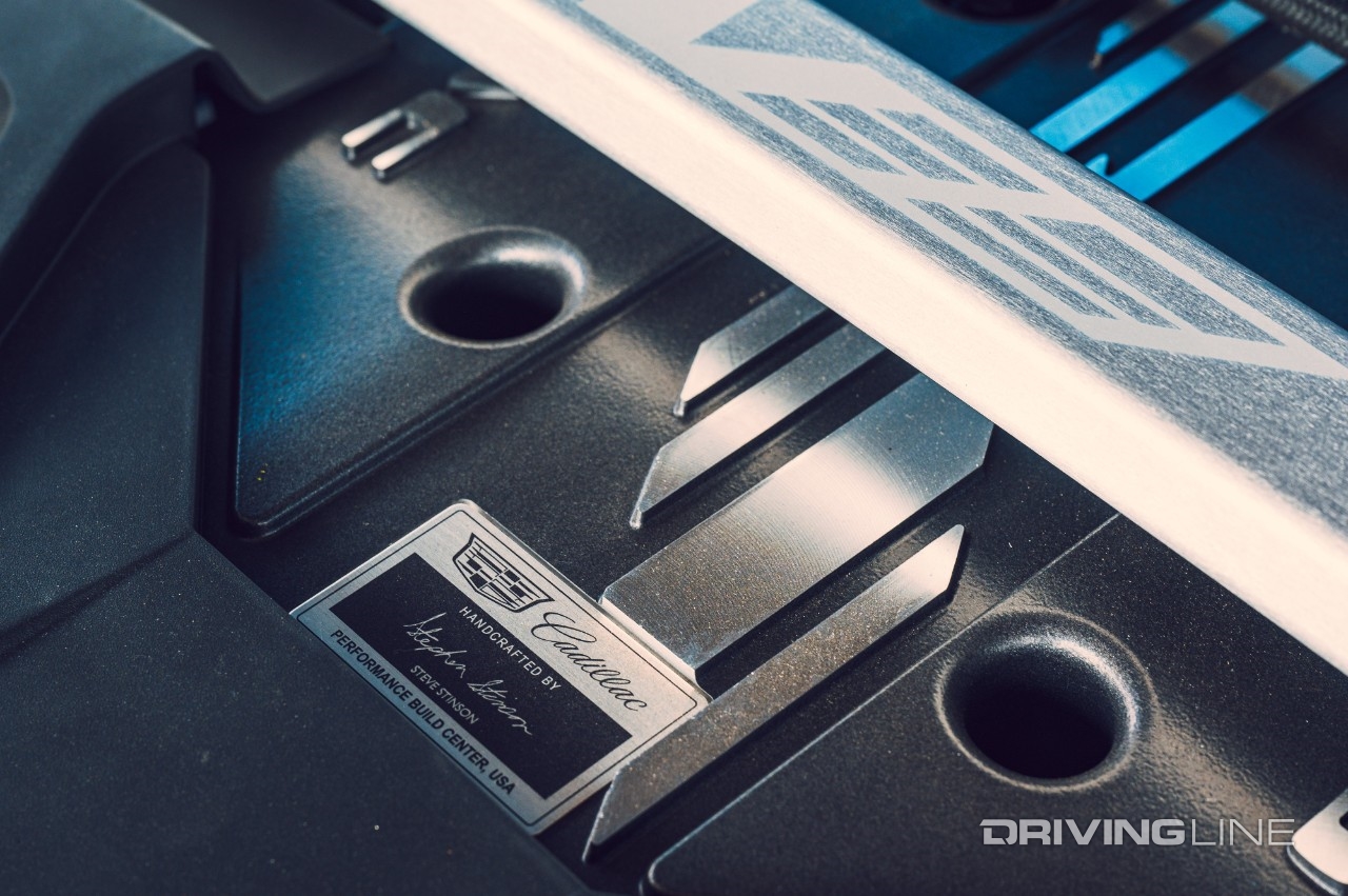 2022 Cadillac CT5-V Blackwing engine badge