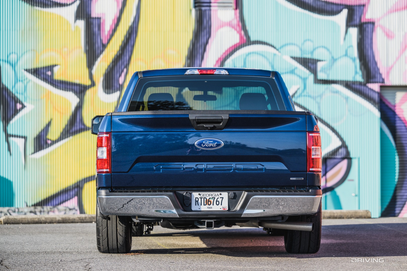 Ford F150 Single Cab Street Truck from Rear