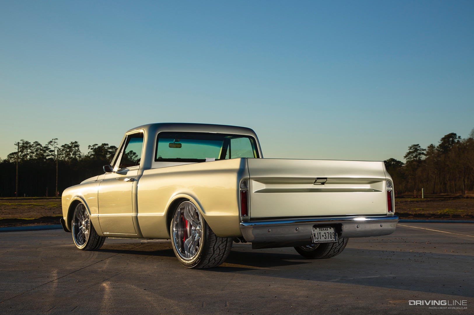 Rear of Robert Tucker's '69 Chevy C10