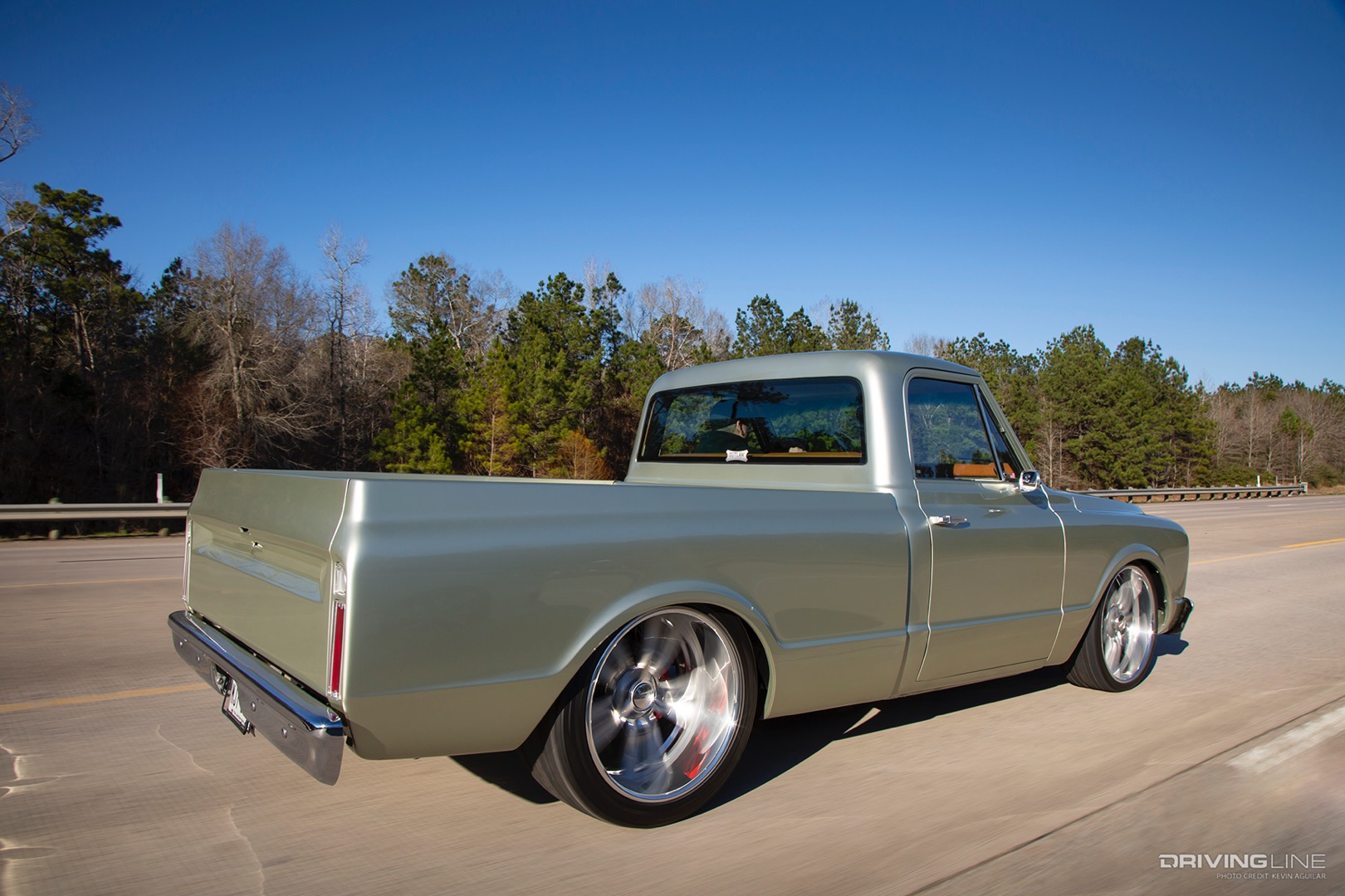 Rear of Robert Tucker's '69 Chevy C10