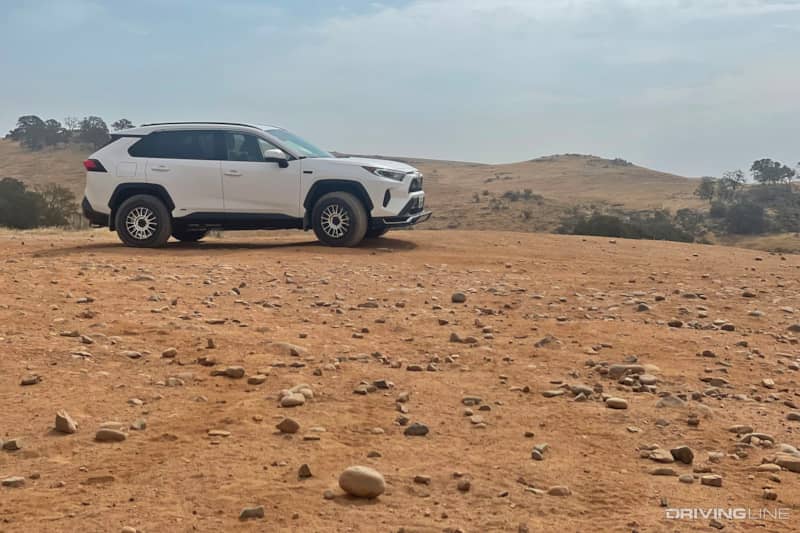 Toyota RAV4 Prime at Off-Road Park