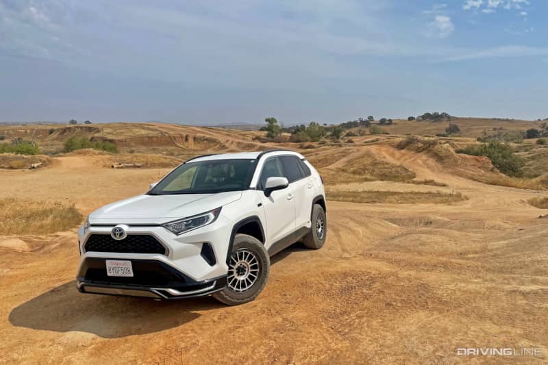 Toyota RAV4 Prime at Off-Road Park