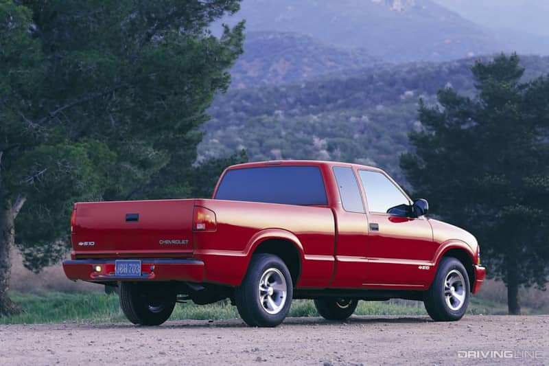 Chevy S-10 Extended Cab Rear View