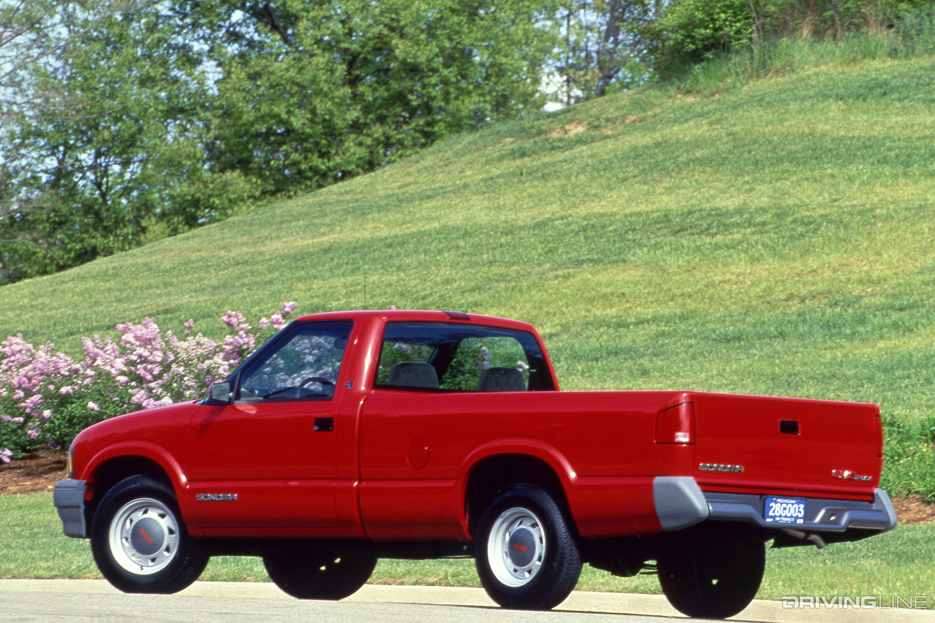 GMC Sonoma Red Single Cab
