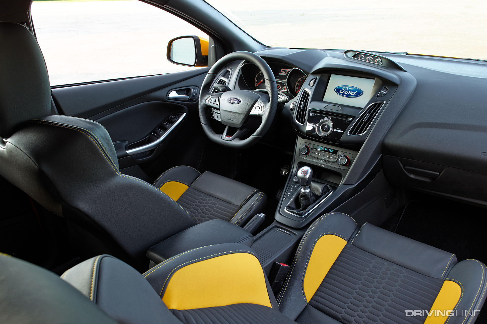 Ford Focus ST Interior Yellow