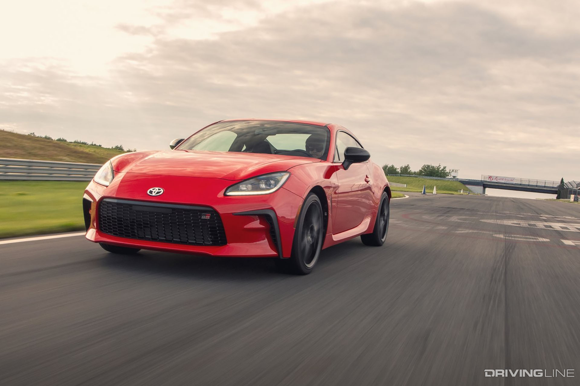 Toyota GR86 Red on Track