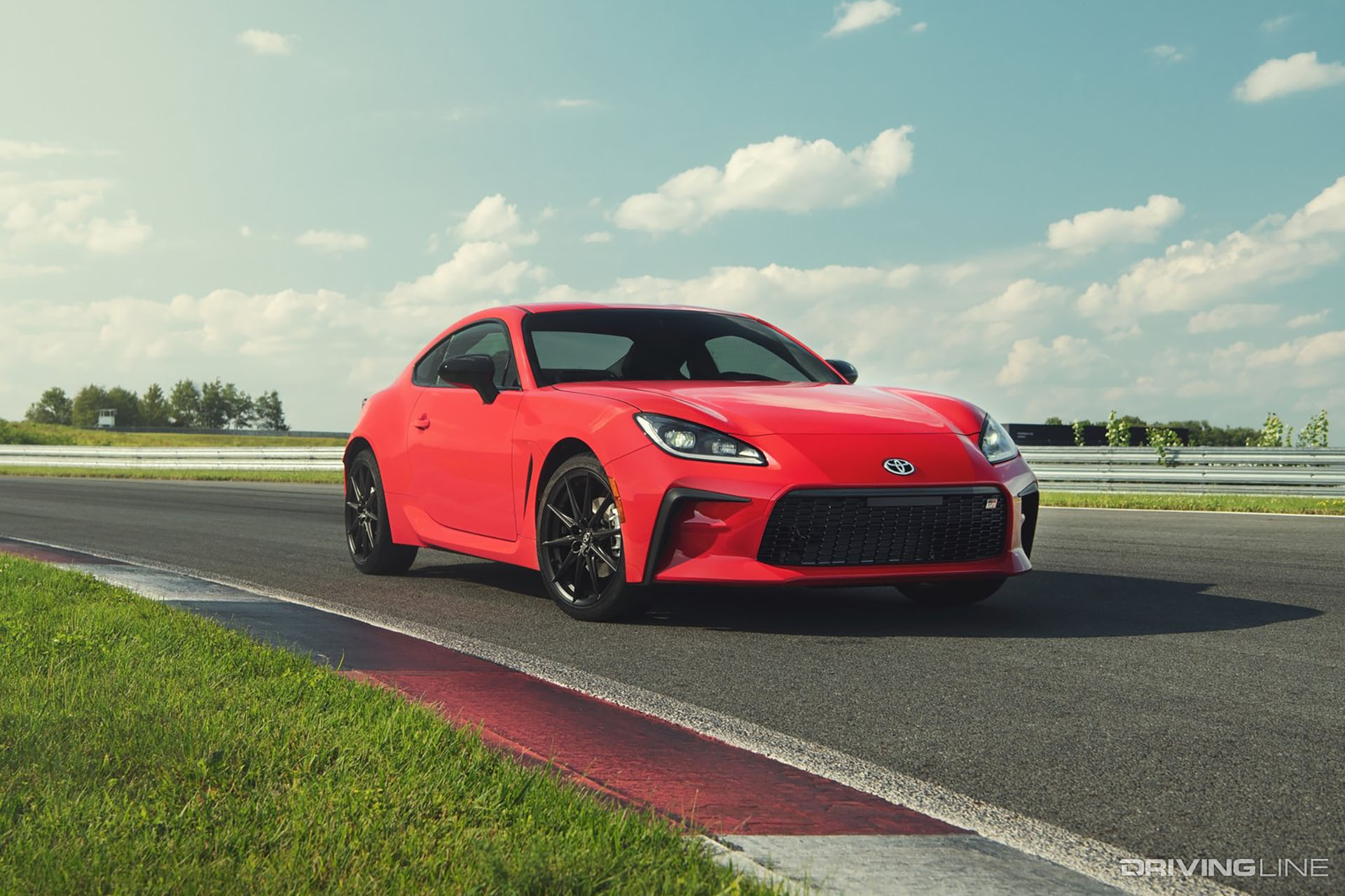 Toyota GR86 Red on Track