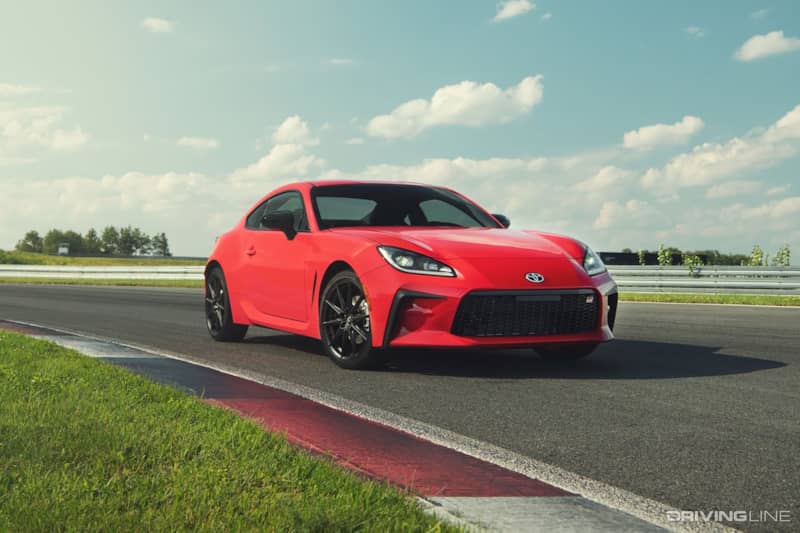 Toyota GR86 Red on Track