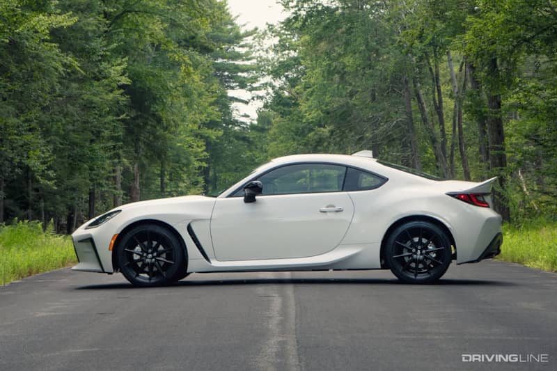 Toyota GR86 White Side View