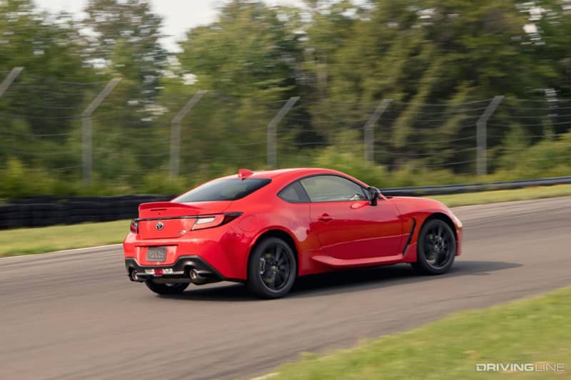 Toyota GR86 Red on Track