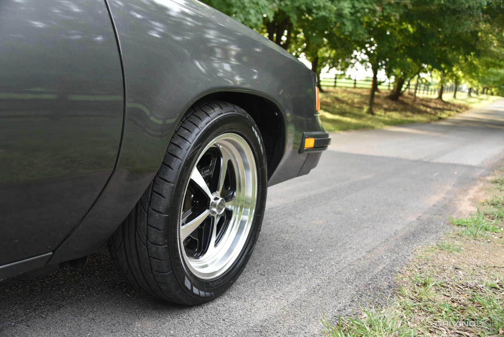 ls swapped cutlass supreme with nitto nt555 g2 tires front driver side detail