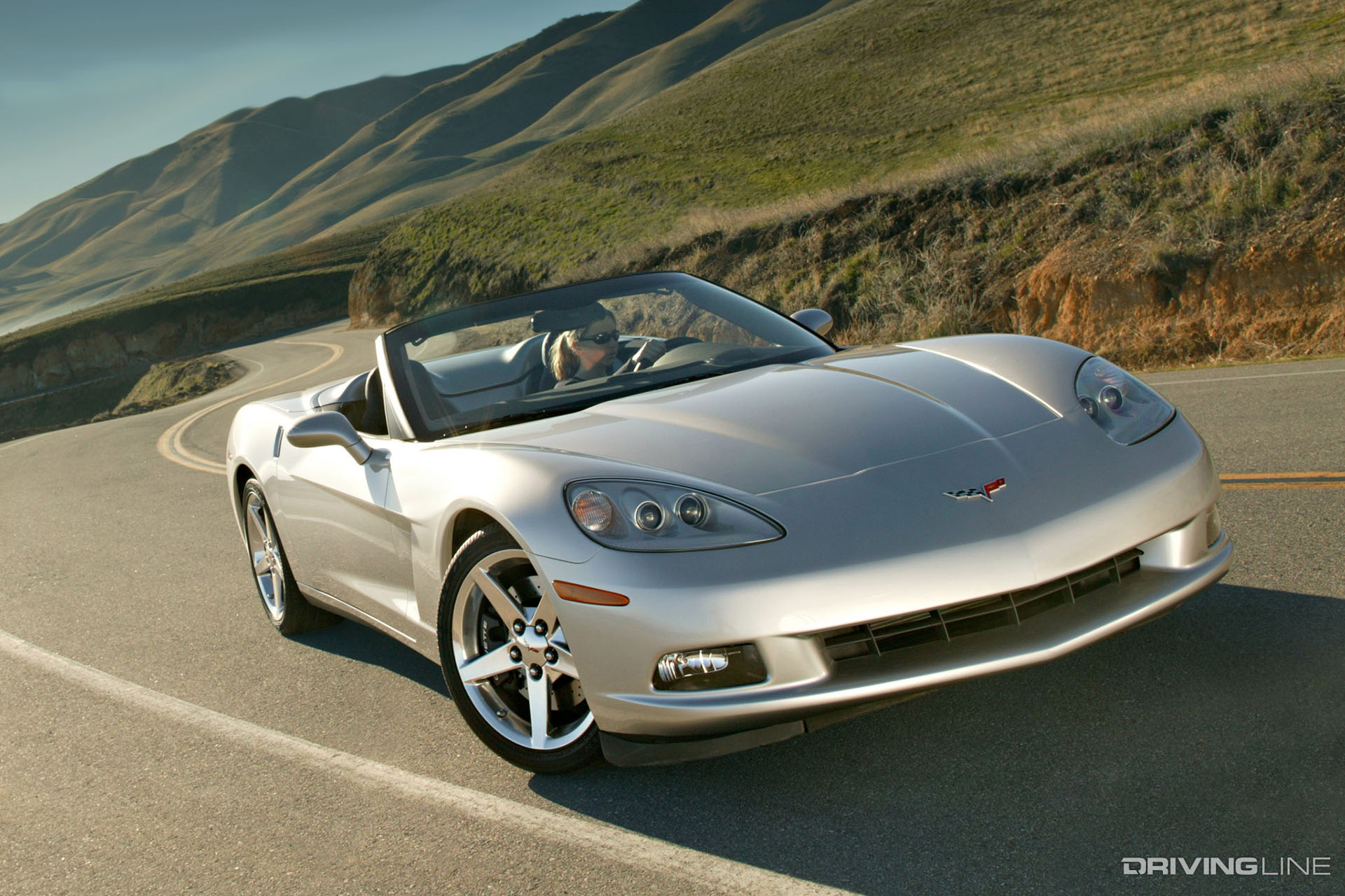 C6 Corvette Silver Front View