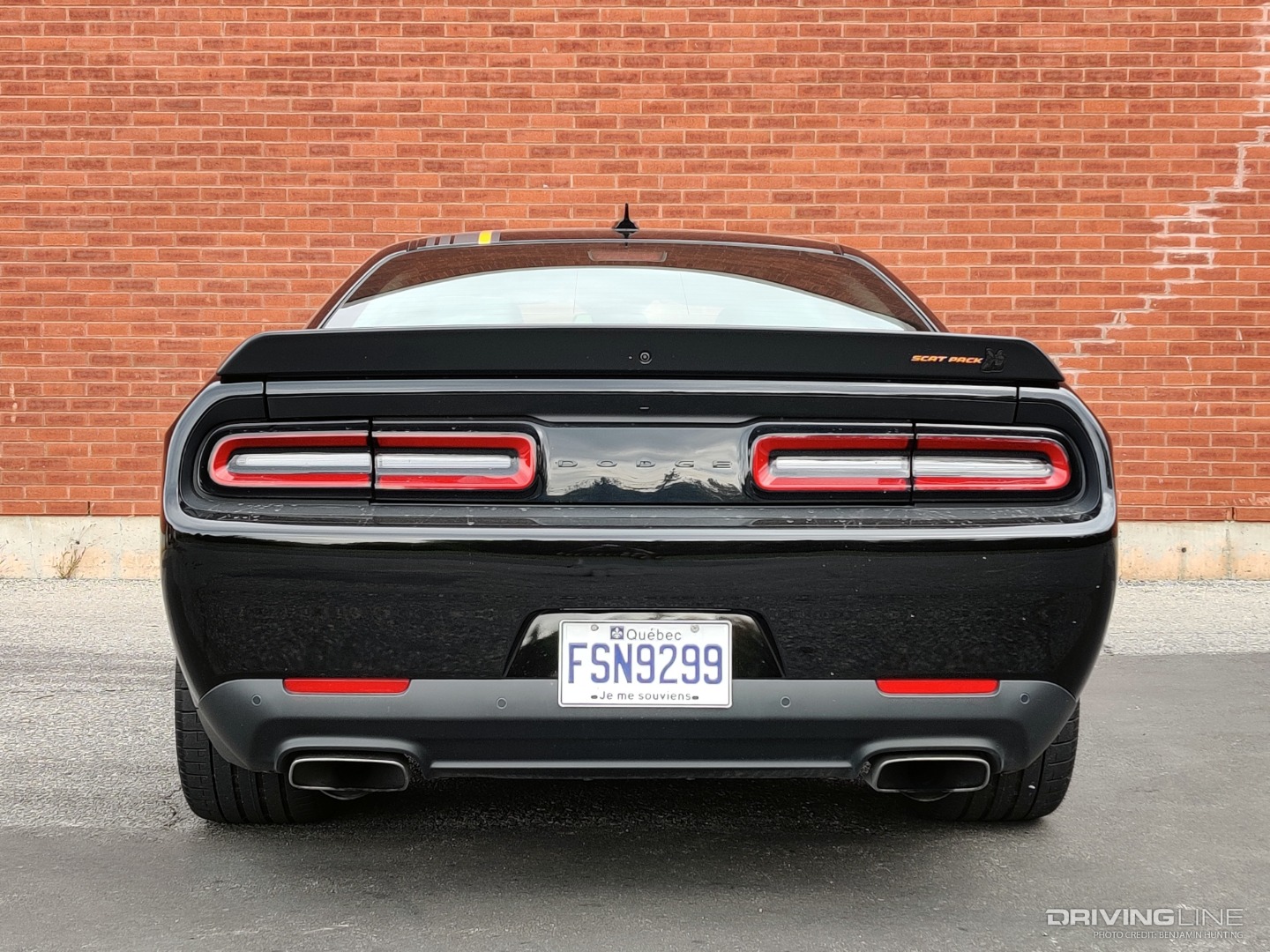 2022 Dodge Challenger R/T Scat Pack Widebody rear view