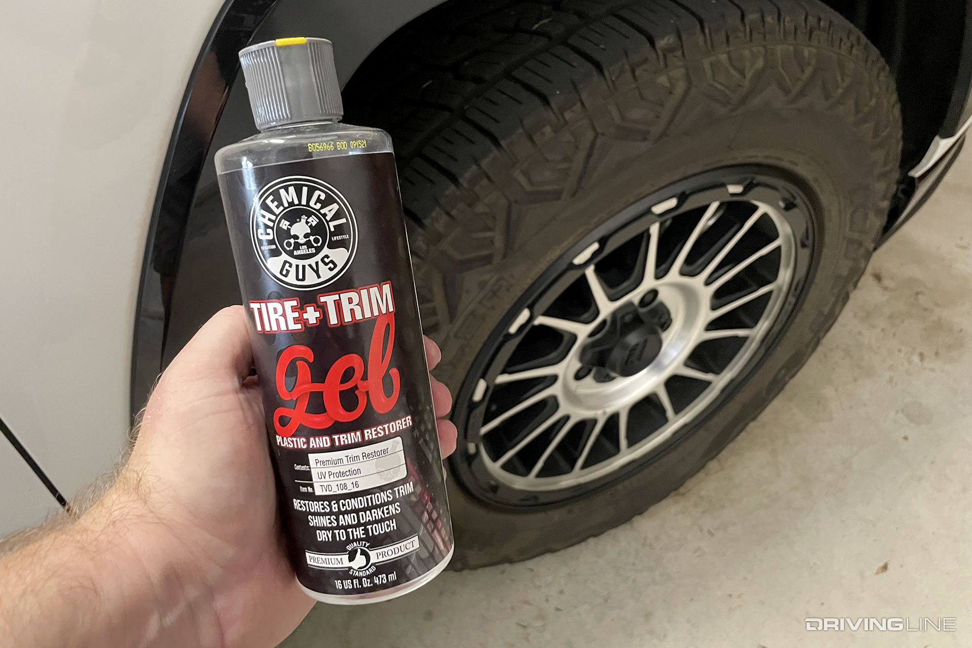 Chemical Guys Tire + Trim Gel with Nitto Nomad Grappler