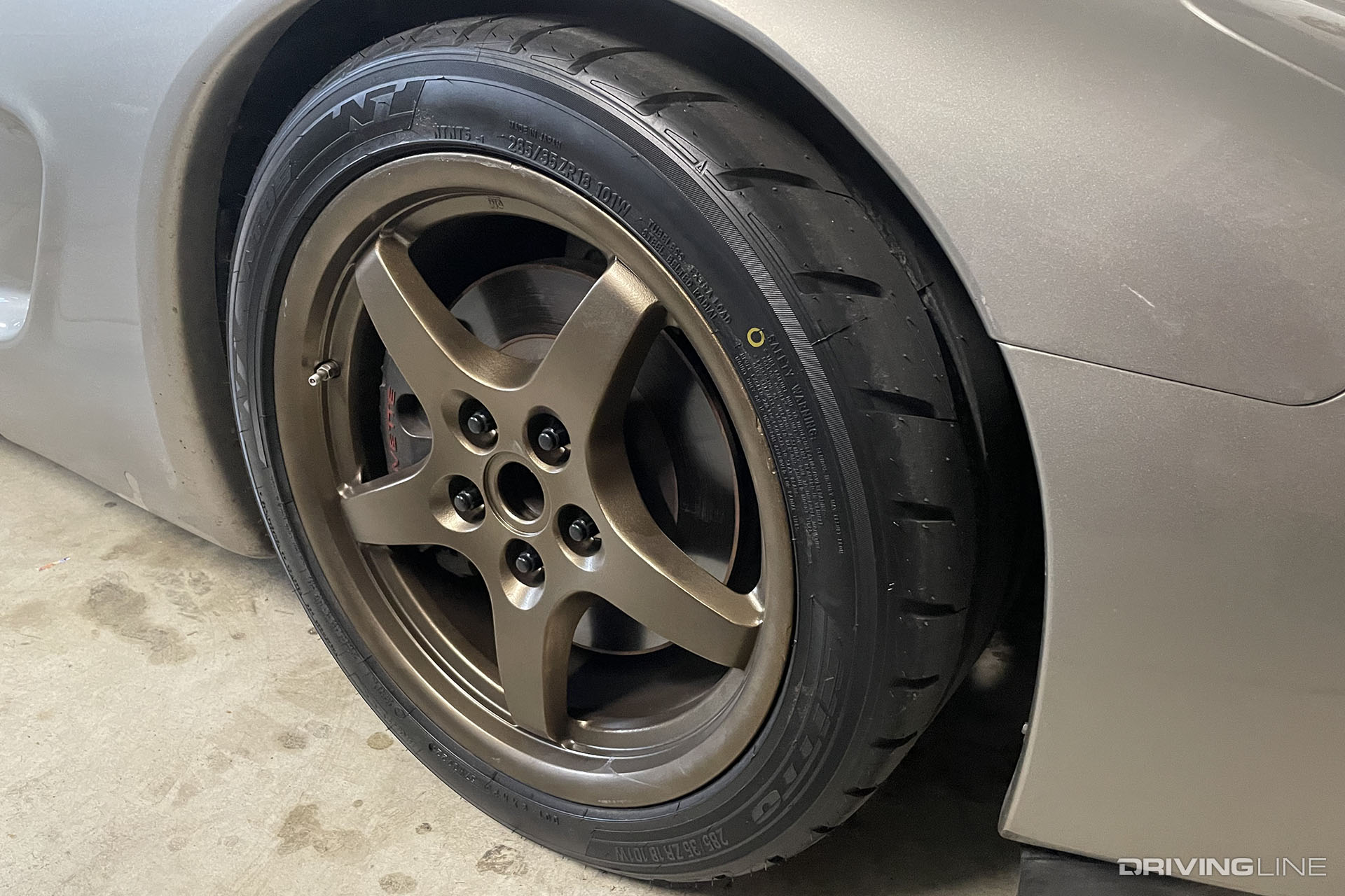 Nitto NT05 Tire on C5 Corvette