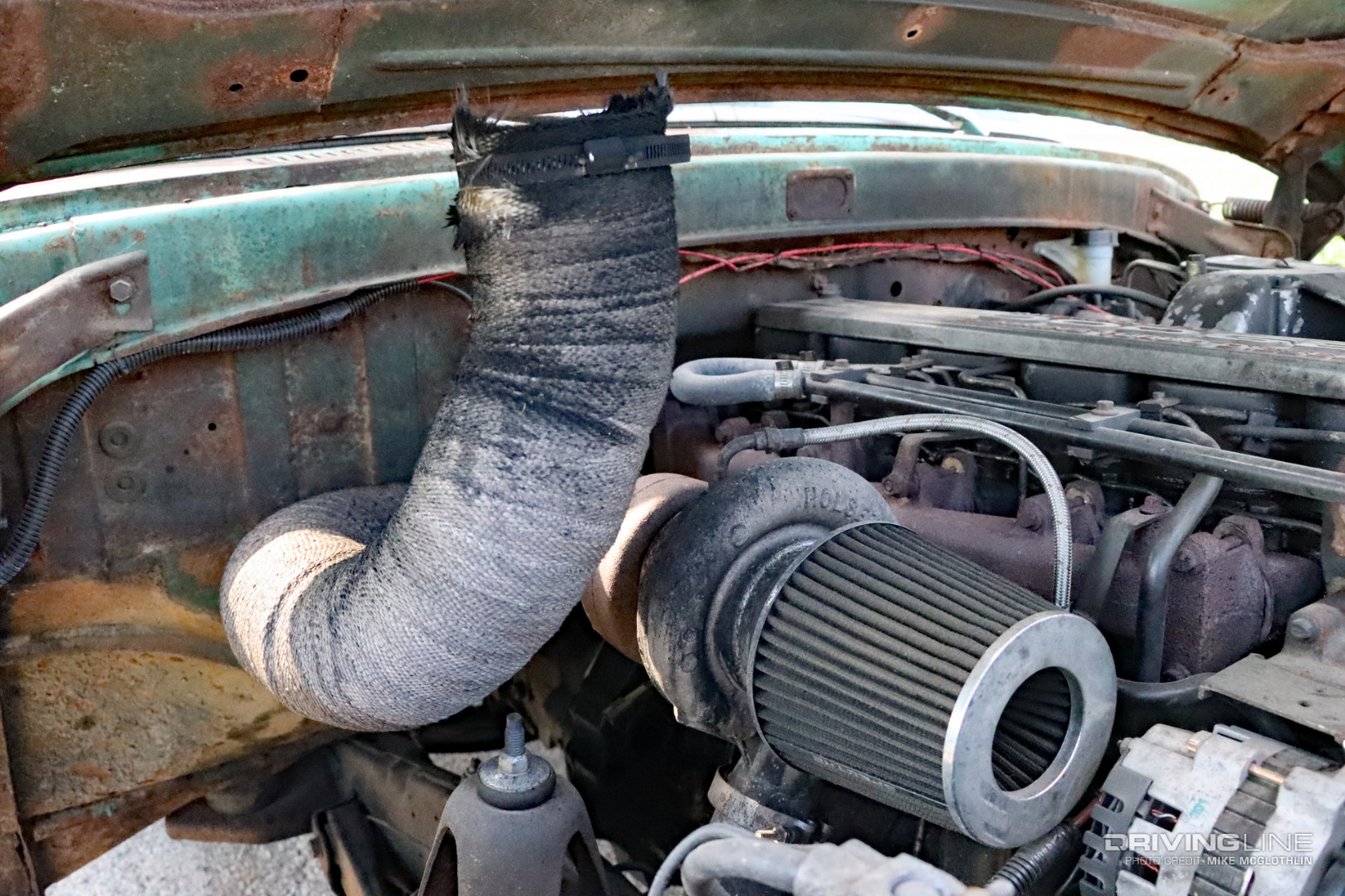 Cummins Turbo Hood Stack