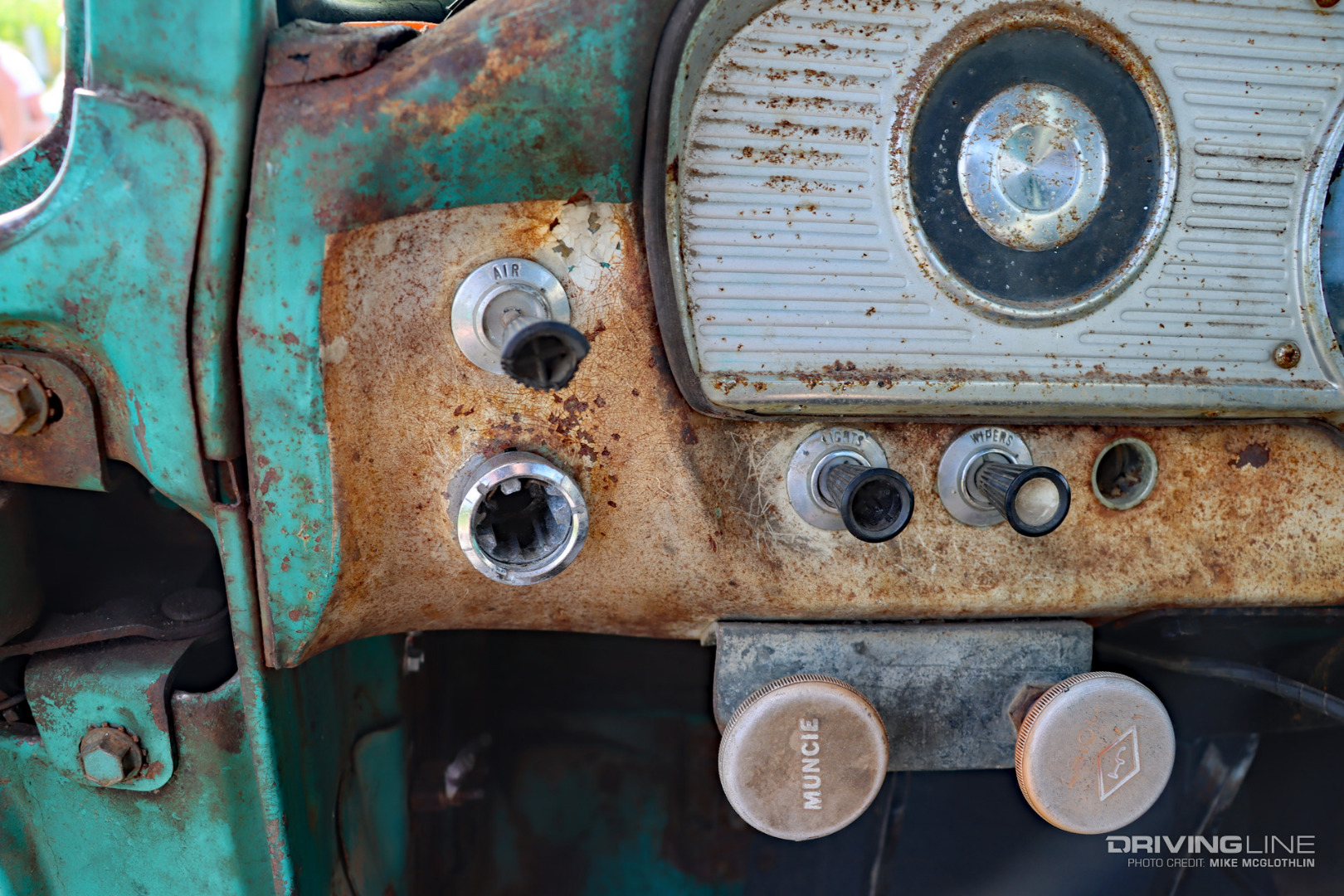 Vintage 1965 Ford Medium Duty Interior Dash