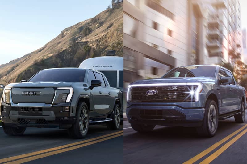 Ford F150 Lightning Platinum vs GMC Sierra EV Denali Battle of the