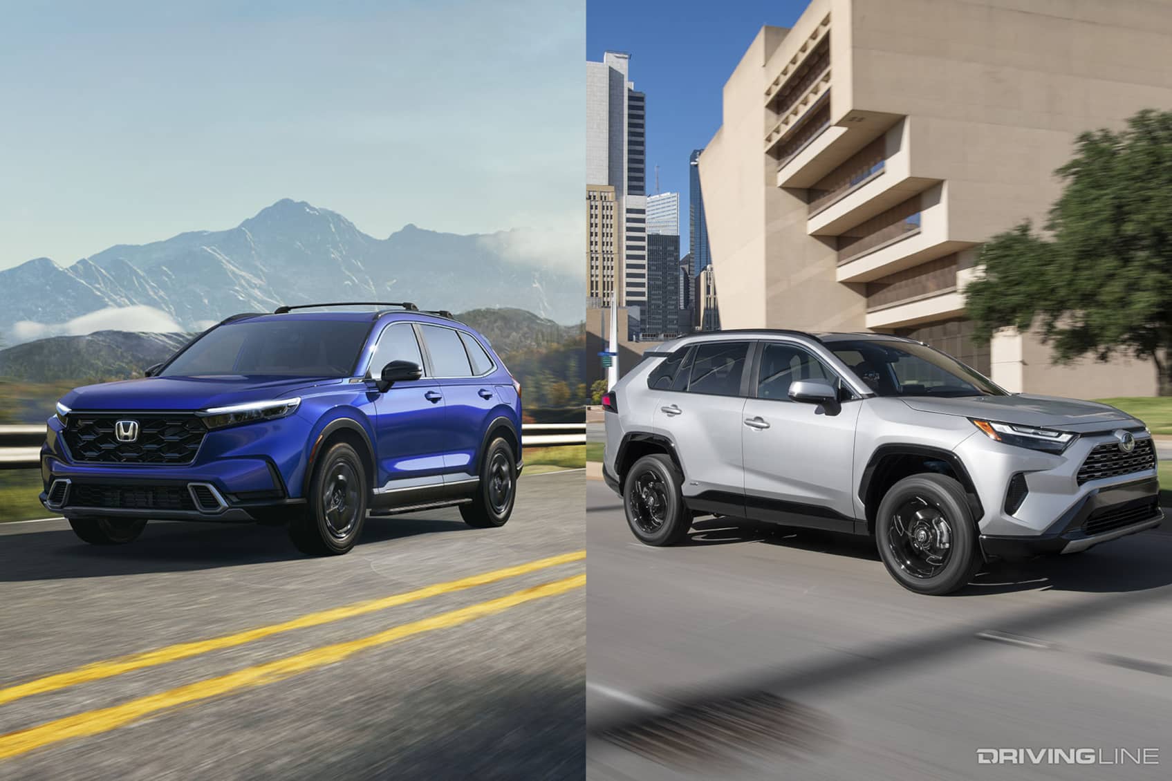 2023 Honda CRV Hybrid vs Toyota RAV4 Hybrid Clash of the FuelSipping