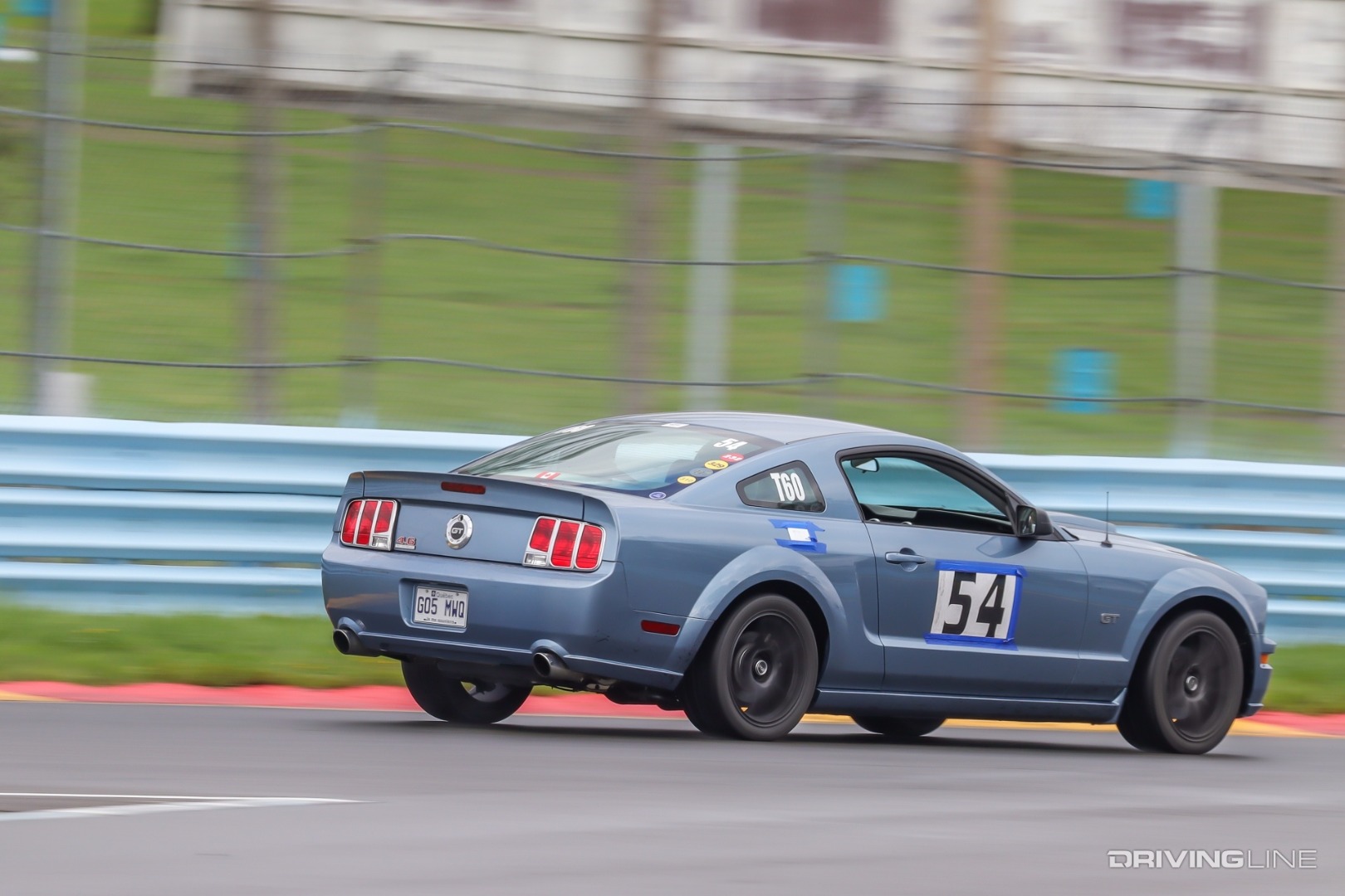 2005 Ford Mustang GT on Nitto NT01 Watkins Glen International on-track