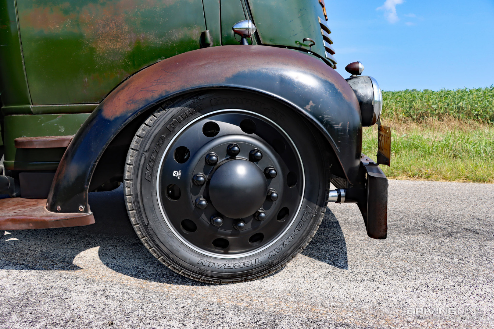 Dura Grappler highway terrain tires on Black Alcoa wheels